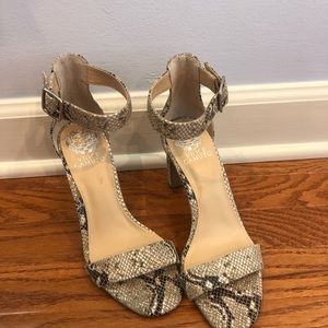 Vince Camuto Snakeskin Heels- Women’s 7